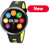 Premium Round activity tracker with colour touchscreen and optical heart rate sensor premium version